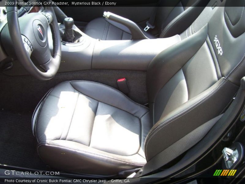 Mysterious Black / Ebony 2009 Pontiac Solstice GXP Roadster