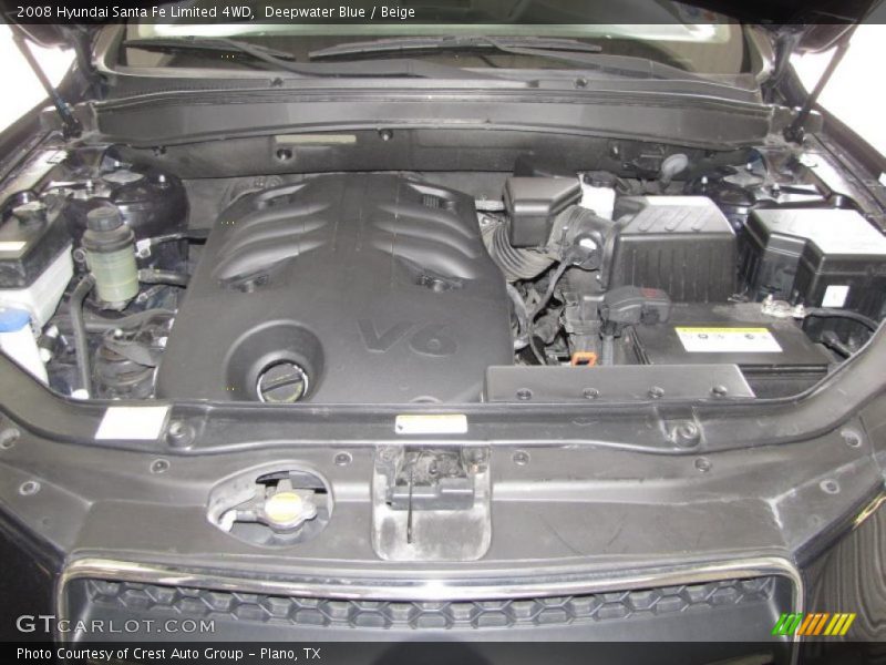 Deepwater Blue / Beige 2008 Hyundai Santa Fe Limited 4WD