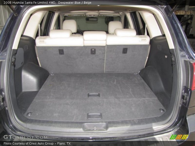 Deepwater Blue / Beige 2008 Hyundai Santa Fe Limited 4WD