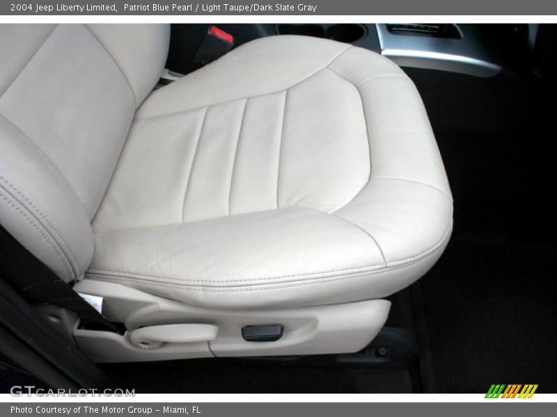 Patriot Blue Pearl / Light Taupe/Dark Slate Gray 2004 Jeep Liberty Limited