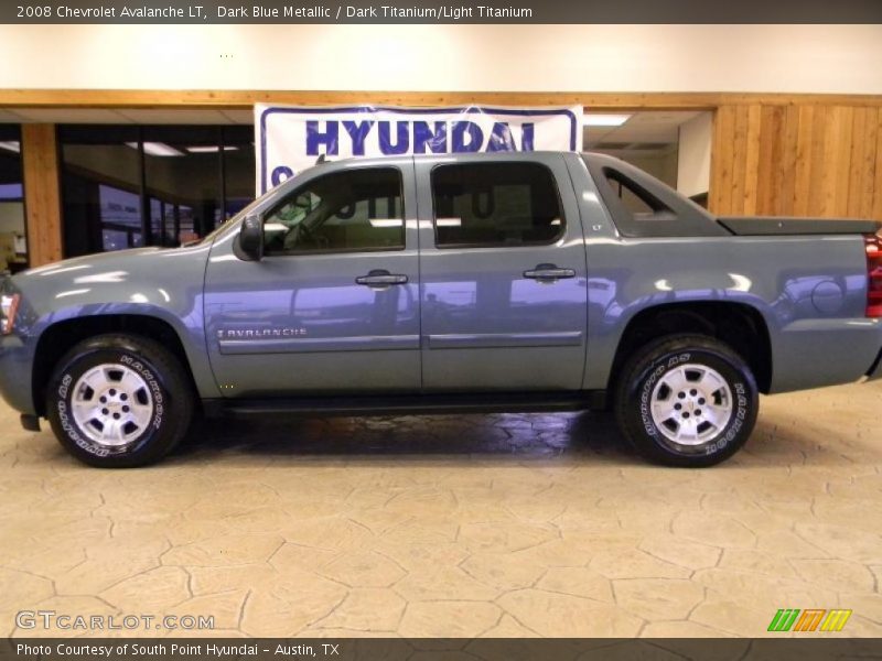 Dark Blue Metallic / Dark Titanium/Light Titanium 2008 Chevrolet Avalanche LT