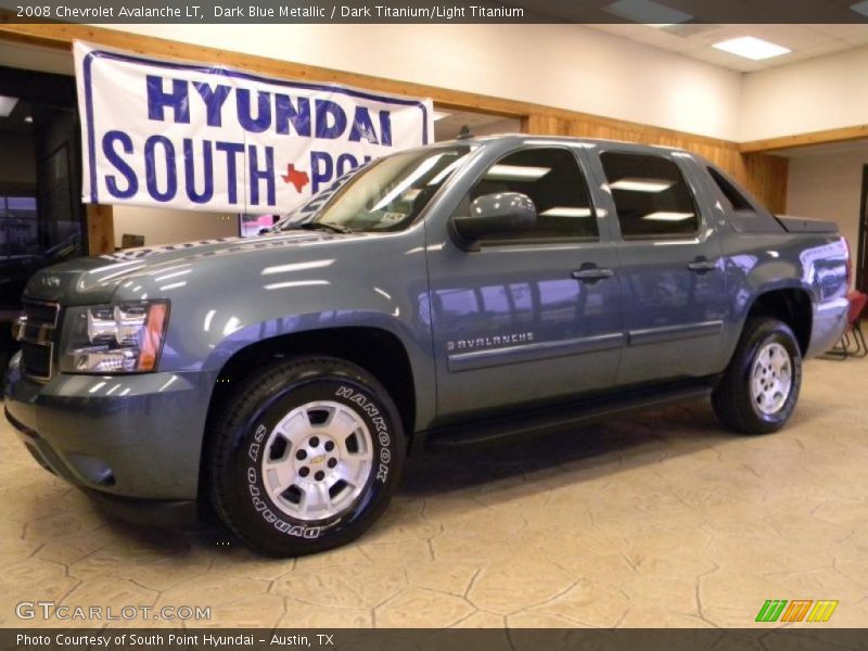 Dark Blue Metallic / Dark Titanium/Light Titanium 2008 Chevrolet Avalanche LT