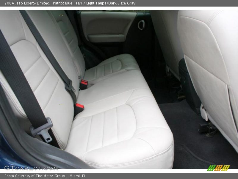 Patriot Blue Pearl / Light Taupe/Dark Slate Gray 2004 Jeep Liberty Limited