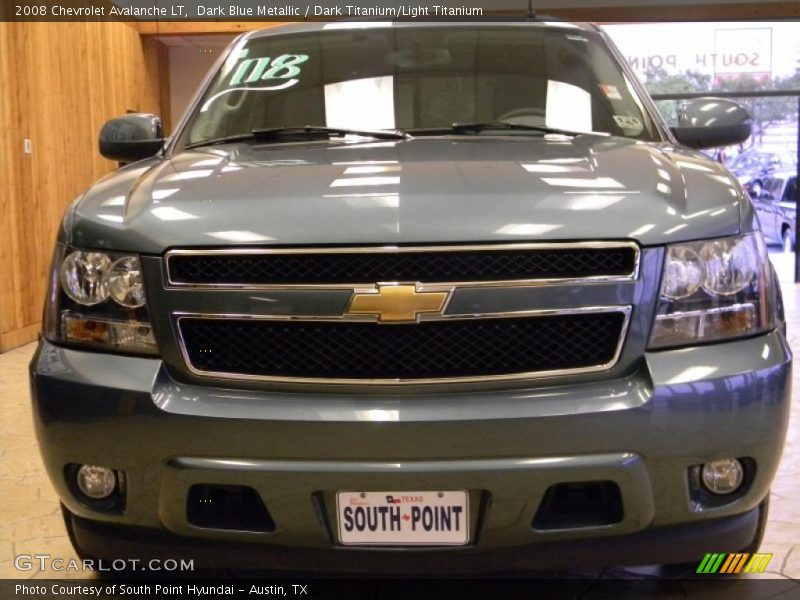 Dark Blue Metallic / Dark Titanium/Light Titanium 2008 Chevrolet Avalanche LT