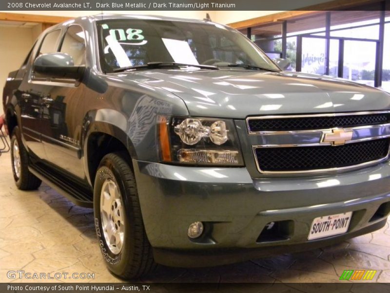 Dark Blue Metallic / Dark Titanium/Light Titanium 2008 Chevrolet Avalanche LT