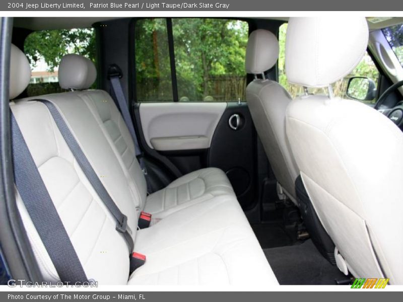 Patriot Blue Pearl / Light Taupe/Dark Slate Gray 2004 Jeep Liberty Limited