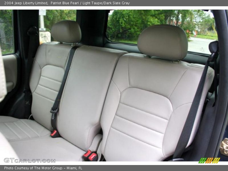 Patriot Blue Pearl / Light Taupe/Dark Slate Gray 2004 Jeep Liberty Limited
