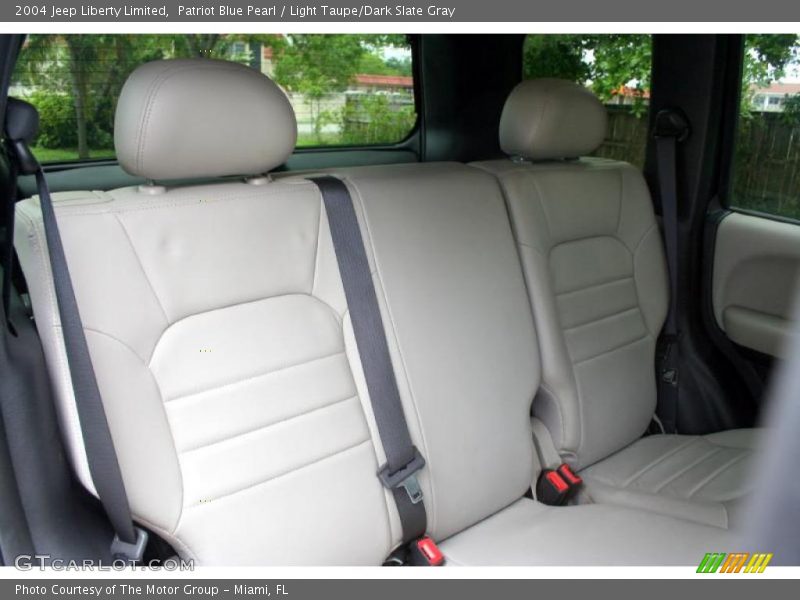 Patriot Blue Pearl / Light Taupe/Dark Slate Gray 2004 Jeep Liberty Limited