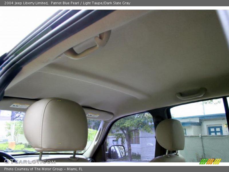 Patriot Blue Pearl / Light Taupe/Dark Slate Gray 2004 Jeep Liberty Limited