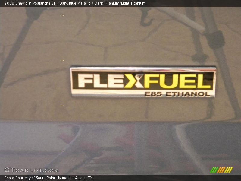 Dark Blue Metallic / Dark Titanium/Light Titanium 2008 Chevrolet Avalanche LT