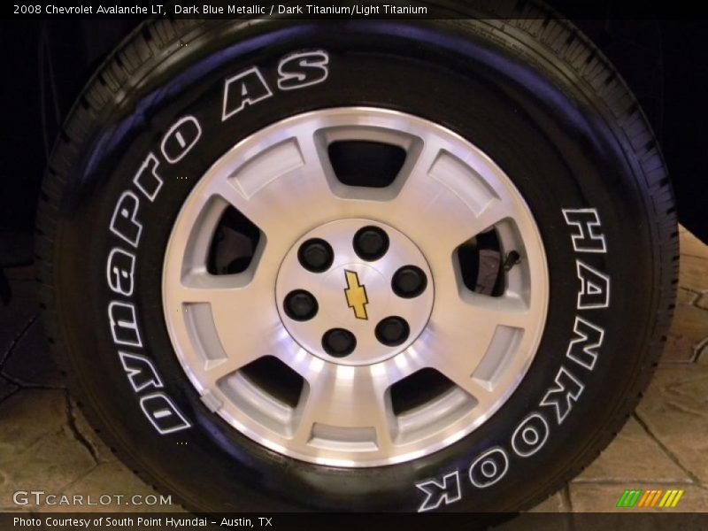 Dark Blue Metallic / Dark Titanium/Light Titanium 2008 Chevrolet Avalanche LT
