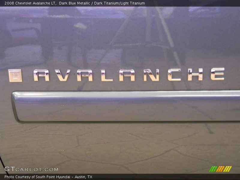 Dark Blue Metallic / Dark Titanium/Light Titanium 2008 Chevrolet Avalanche LT