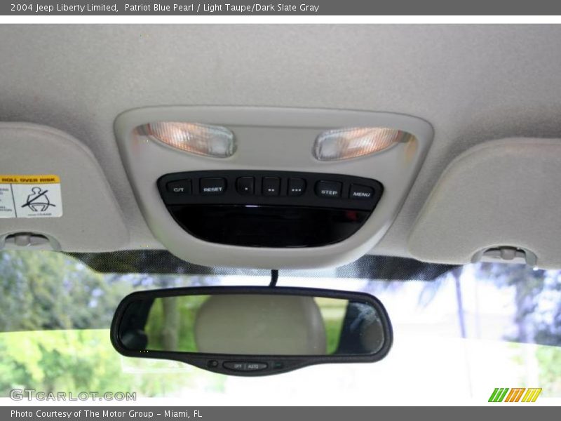 Patriot Blue Pearl / Light Taupe/Dark Slate Gray 2004 Jeep Liberty Limited