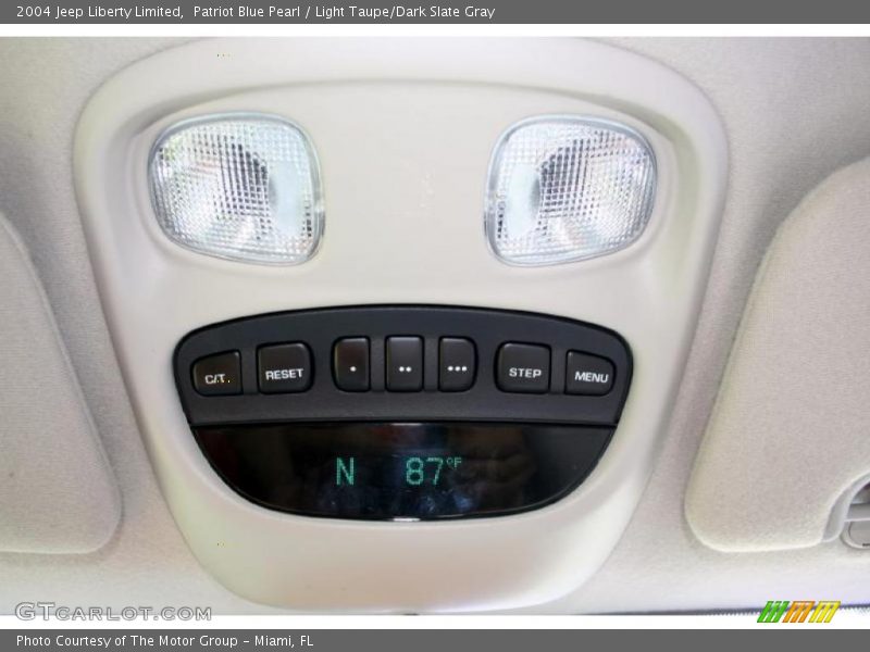Patriot Blue Pearl / Light Taupe/Dark Slate Gray 2004 Jeep Liberty Limited