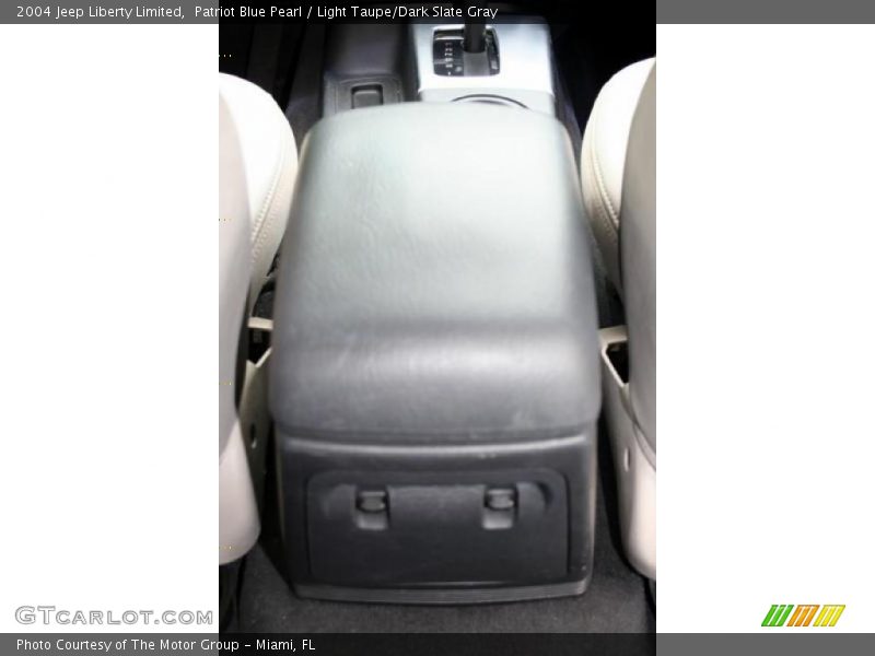 Patriot Blue Pearl / Light Taupe/Dark Slate Gray 2004 Jeep Liberty Limited