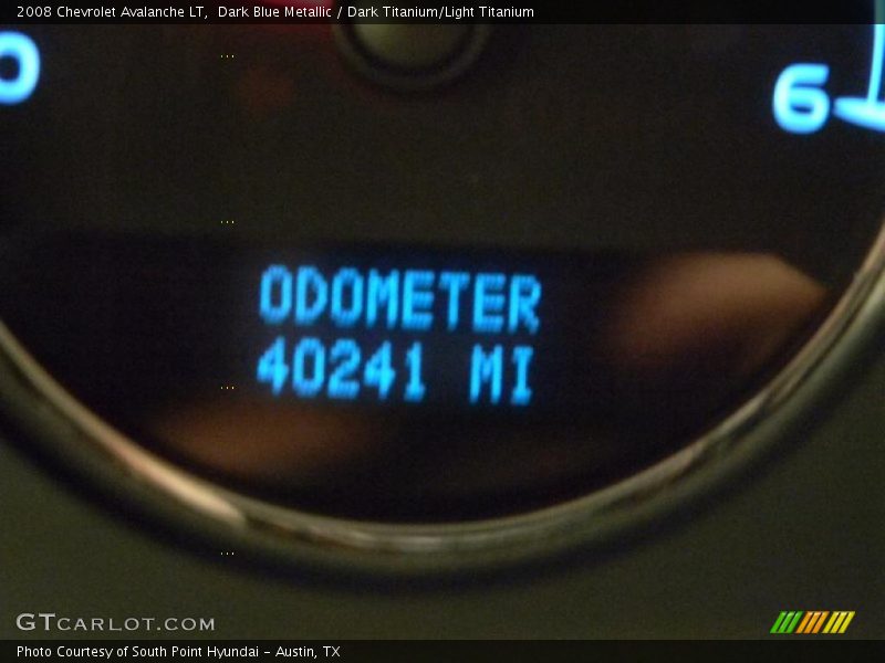 Dark Blue Metallic / Dark Titanium/Light Titanium 2008 Chevrolet Avalanche LT
