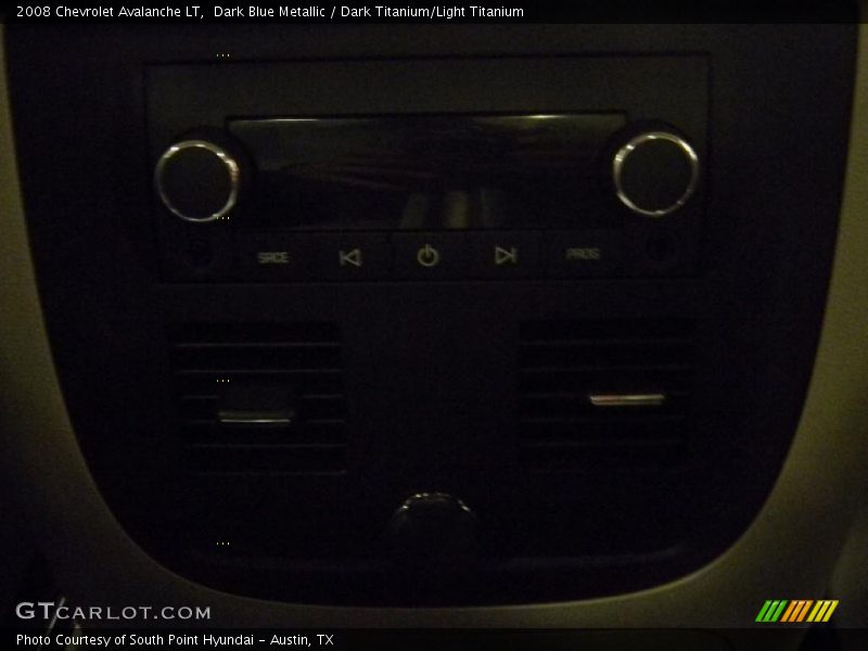 Dark Blue Metallic / Dark Titanium/Light Titanium 2008 Chevrolet Avalanche LT