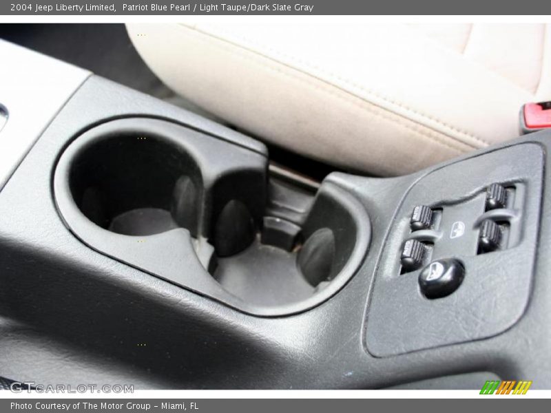 Patriot Blue Pearl / Light Taupe/Dark Slate Gray 2004 Jeep Liberty Limited
