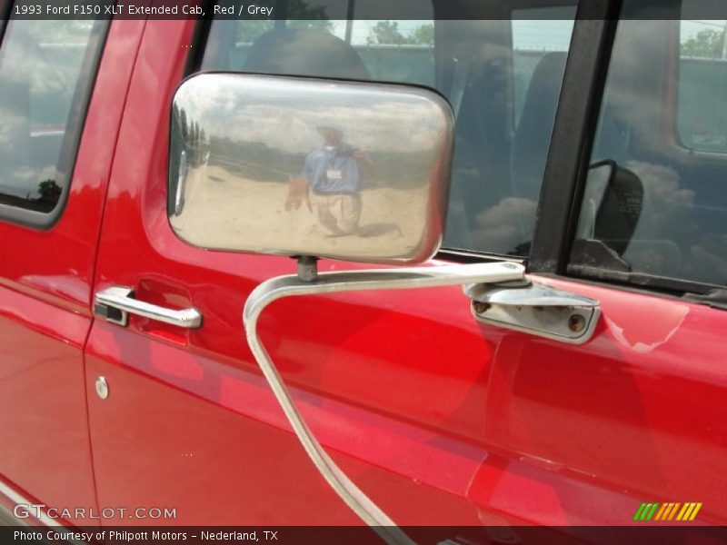Red / Grey 1993 Ford F150 XLT Extended Cab
