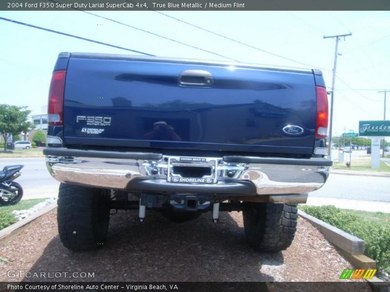 True Blue Metallic / Medium Flint 2004 Ford F350 Super Duty Lariat SuperCab 4x4