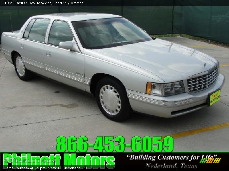 Sterling / Oatmeal 1999 Cadillac DeVille Sedan