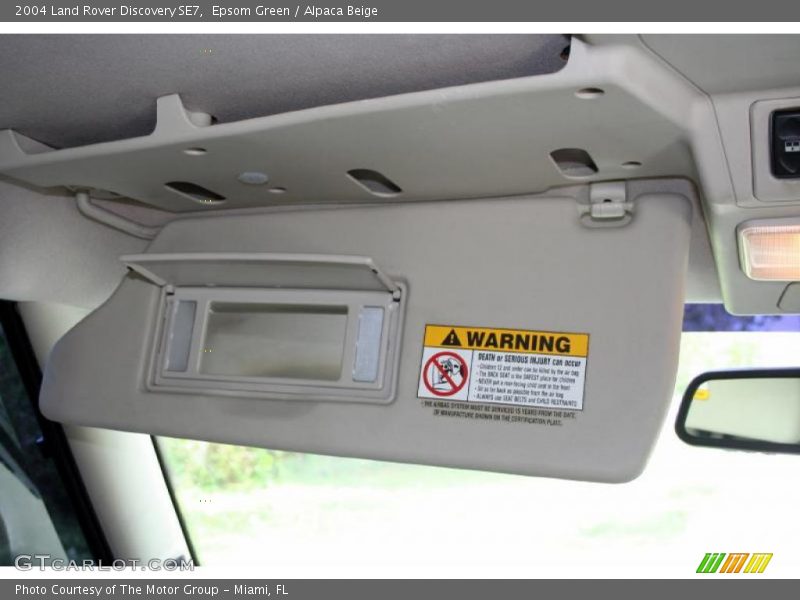 Epsom Green / Alpaca Beige 2004 Land Rover Discovery SE7