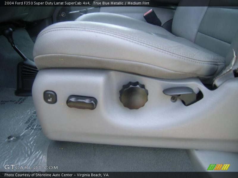 True Blue Metallic / Medium Flint 2004 Ford F350 Super Duty Lariat SuperCab 4x4