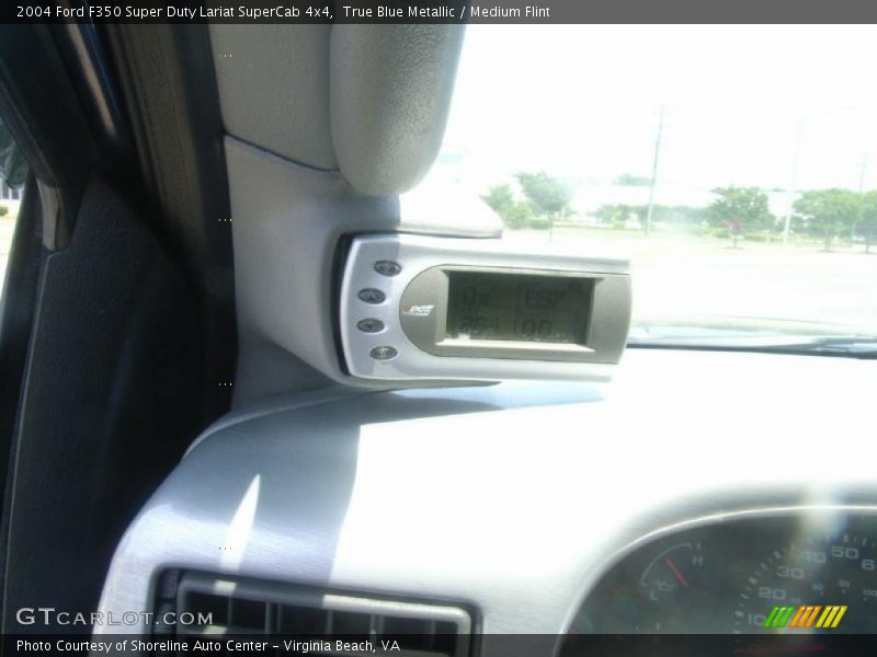 True Blue Metallic / Medium Flint 2004 Ford F350 Super Duty Lariat SuperCab 4x4