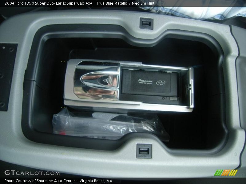 True Blue Metallic / Medium Flint 2004 Ford F350 Super Duty Lariat SuperCab 4x4