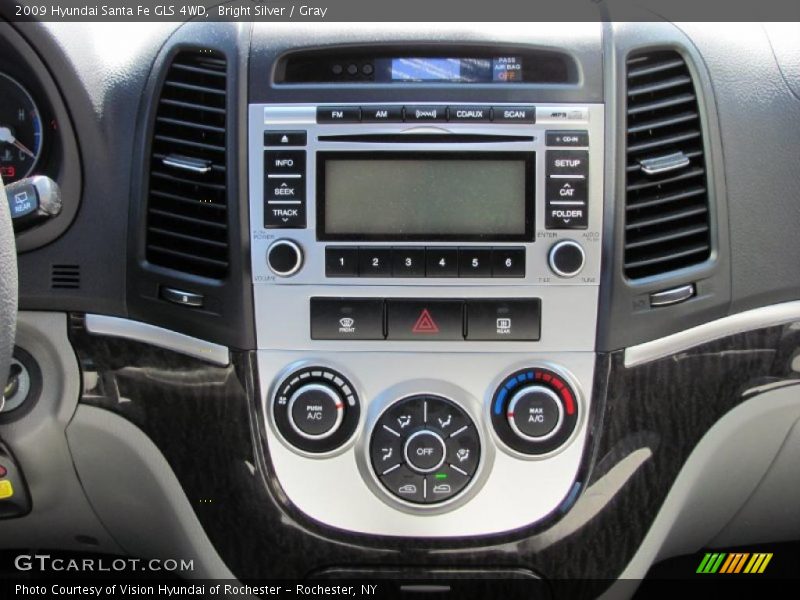 Bright Silver / Gray 2009 Hyundai Santa Fe GLS 4WD