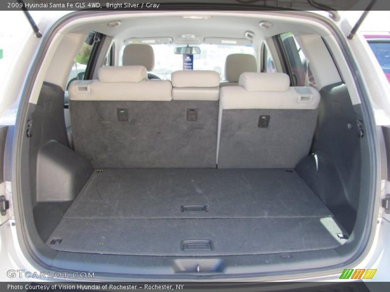 Bright Silver / Gray 2009 Hyundai Santa Fe GLS 4WD