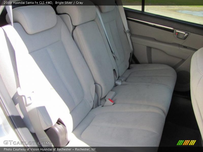 Bright Silver / Gray 2009 Hyundai Santa Fe GLS 4WD