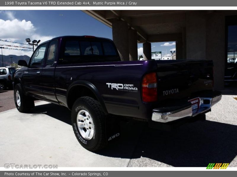Mystic Purple Mica / Gray 1998 Toyota Tacoma V6 TRD Extended Cab 4x4
