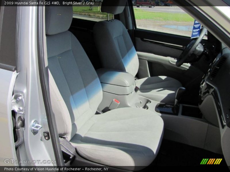 Bright Silver / Gray 2009 Hyundai Santa Fe GLS 4WD