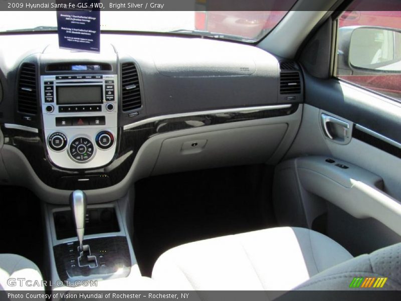 Bright Silver / Gray 2009 Hyundai Santa Fe GLS 4WD