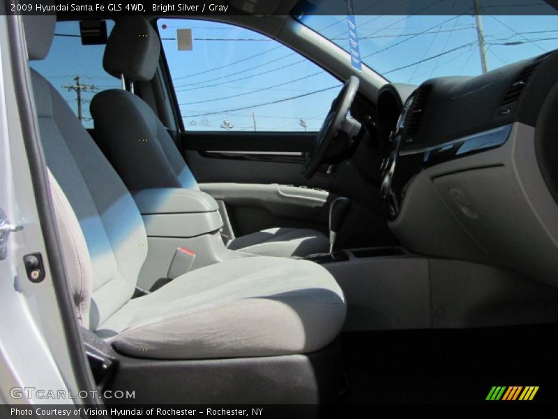 Bright Silver / Gray 2009 Hyundai Santa Fe GLS 4WD