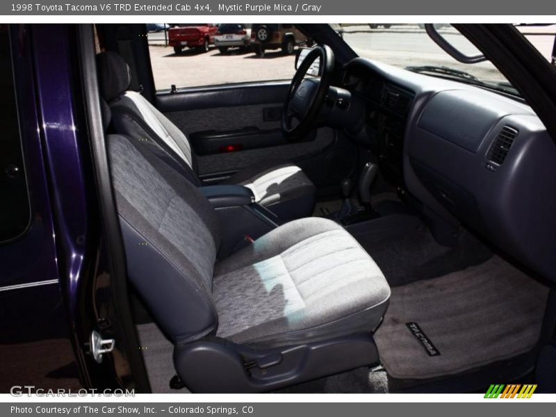 Mystic Purple Mica / Gray 1998 Toyota Tacoma V6 TRD Extended Cab 4x4