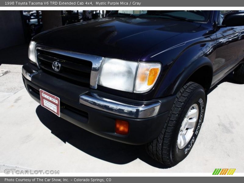 Mystic Purple Mica / Gray 1998 Toyota Tacoma V6 TRD Extended Cab 4x4