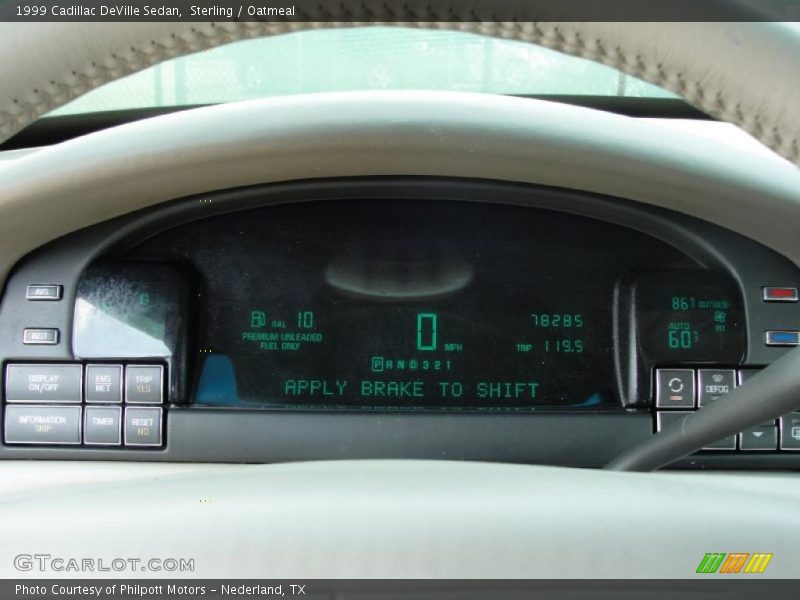 Sterling / Oatmeal 1999 Cadillac DeVille Sedan