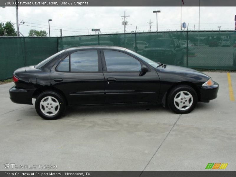 Black / Graphite 2000 Chevrolet Cavalier Sedan