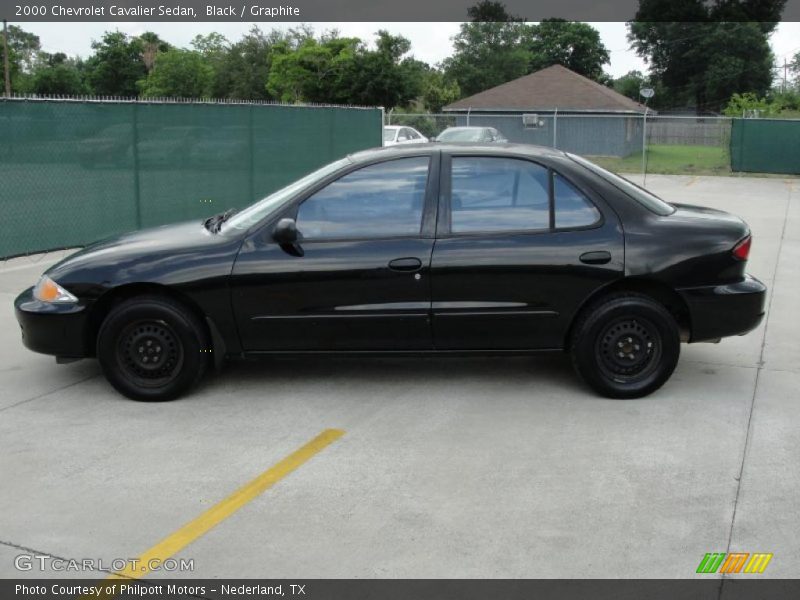 Black / Graphite 2000 Chevrolet Cavalier Sedan