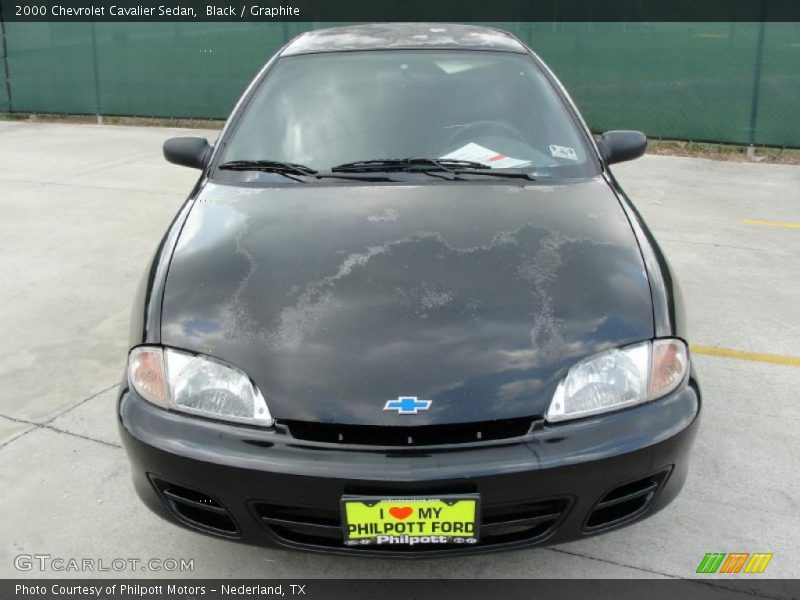 Black / Graphite 2000 Chevrolet Cavalier Sedan