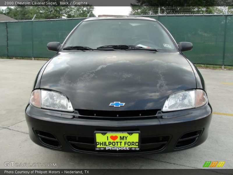 Black / Graphite 2000 Chevrolet Cavalier Sedan