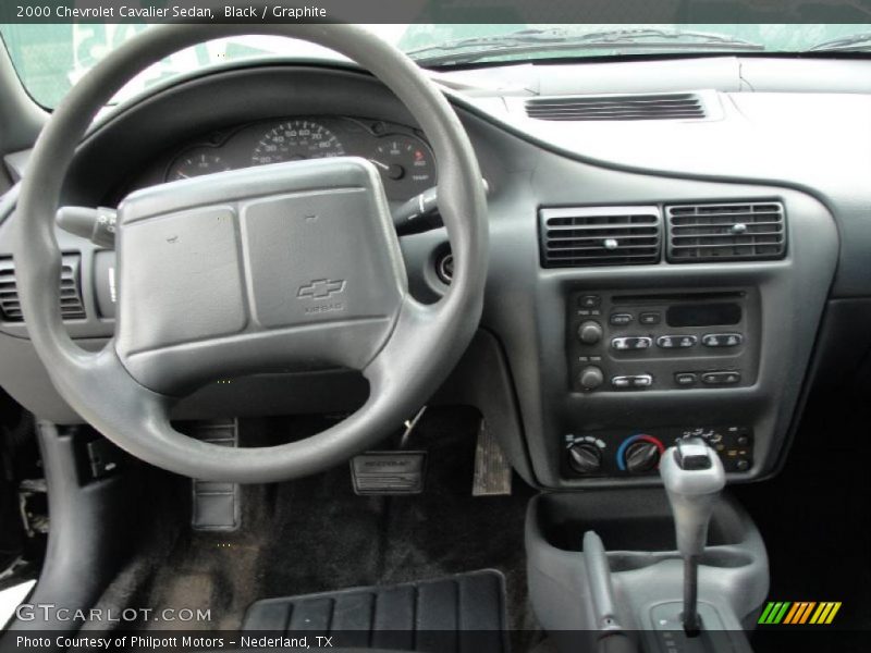 Black / Graphite 2000 Chevrolet Cavalier Sedan