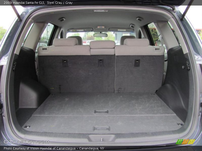 Steel Gray / Gray 2009 Hyundai Santa Fe GLS