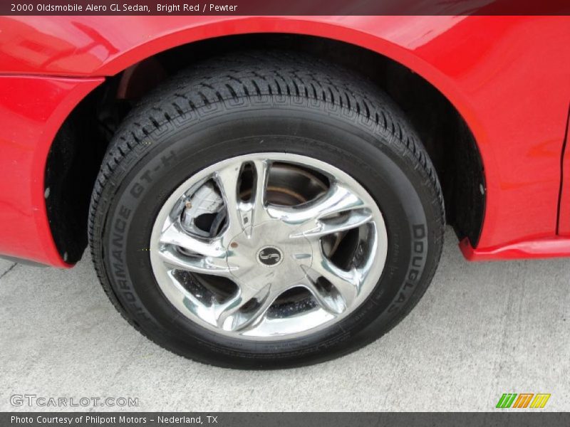 Bright Red / Pewter 2000 Oldsmobile Alero GL Sedan