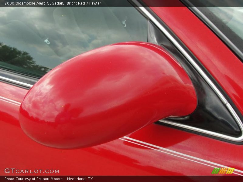 Bright Red / Pewter 2000 Oldsmobile Alero GL Sedan