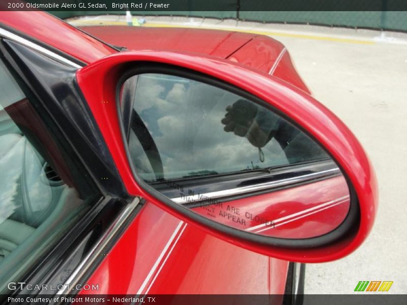 Bright Red / Pewter 2000 Oldsmobile Alero GL Sedan
