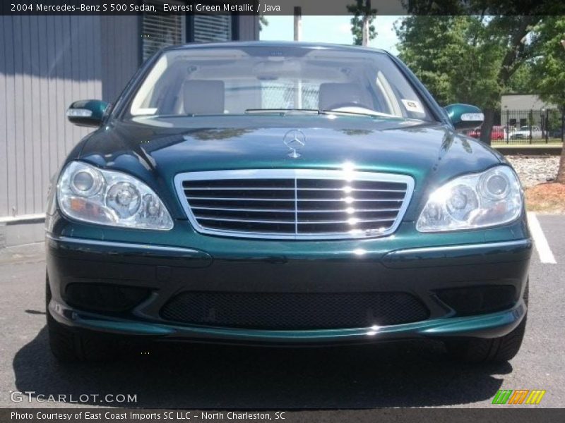 Everest Green Metallic / Java 2004 Mercedes-Benz S 500 Sedan