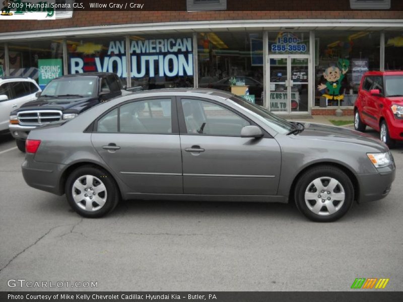 Willow Gray / Gray 2009 Hyundai Sonata GLS